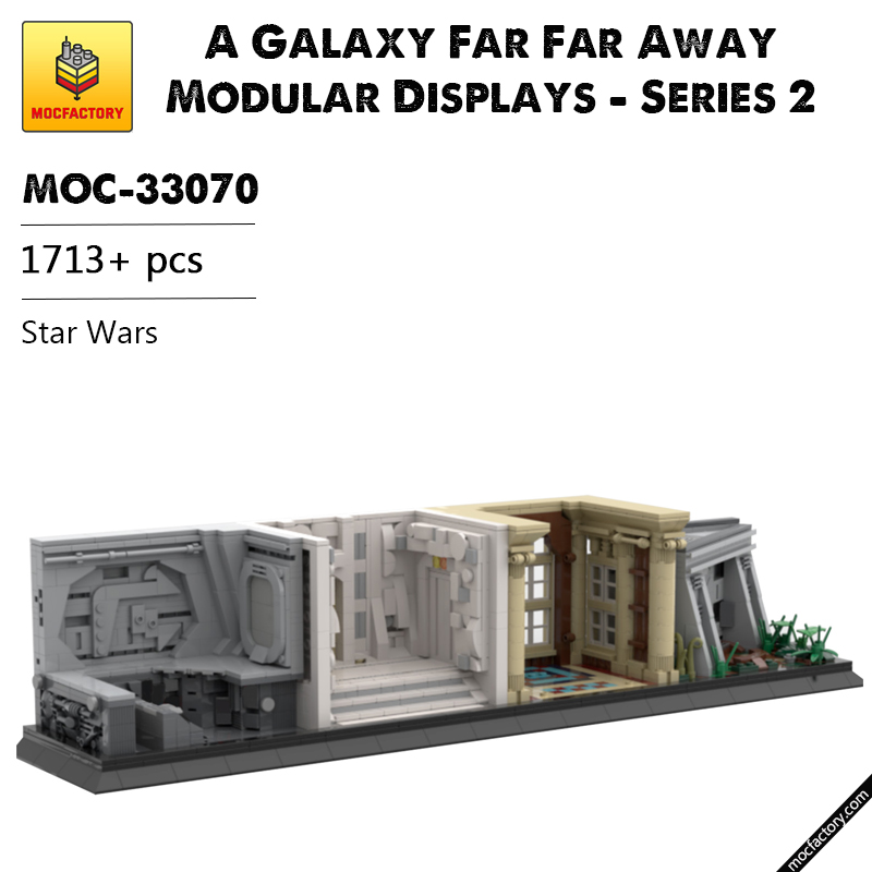MOC 33070 A Galaxy Far Far Away Modular Displays Series 2 Star Wars by Antbill MOC FACTORY - LEPIN Germany