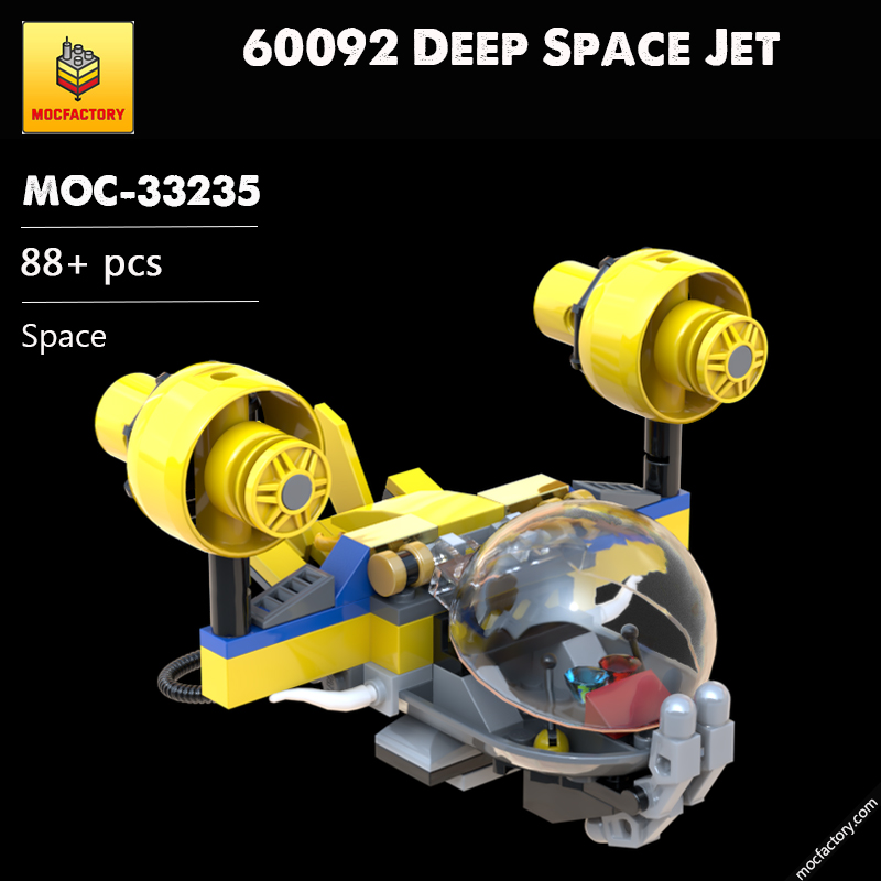 MOC 33235 60092 Deep Space Jet Space by plastic.ati MOC FACTORY - LEPIN Germany