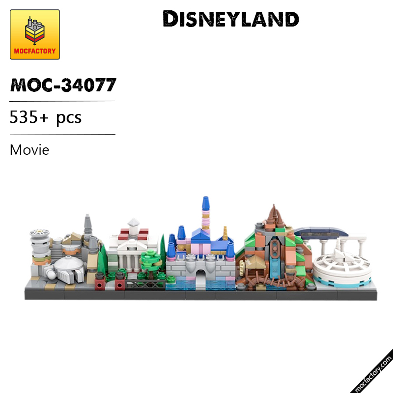 MOC 34077 Disneyland Movie by benbuildslego MOC FACTORY - LEPIN Germany