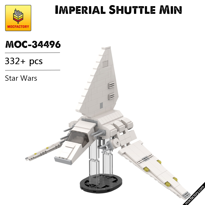 MOC 34496 Imperial Shuttle Mini Star Wars by @Bas Solo Bricks1988 MOC FACTORY - LEPIN Germany