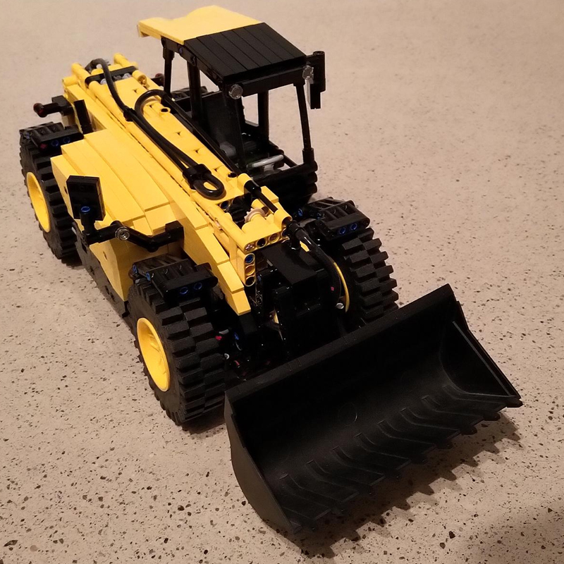 MOC 34753 Telehandler Technic by FT creations MOC FACTORY 4 - LEPIN Germany