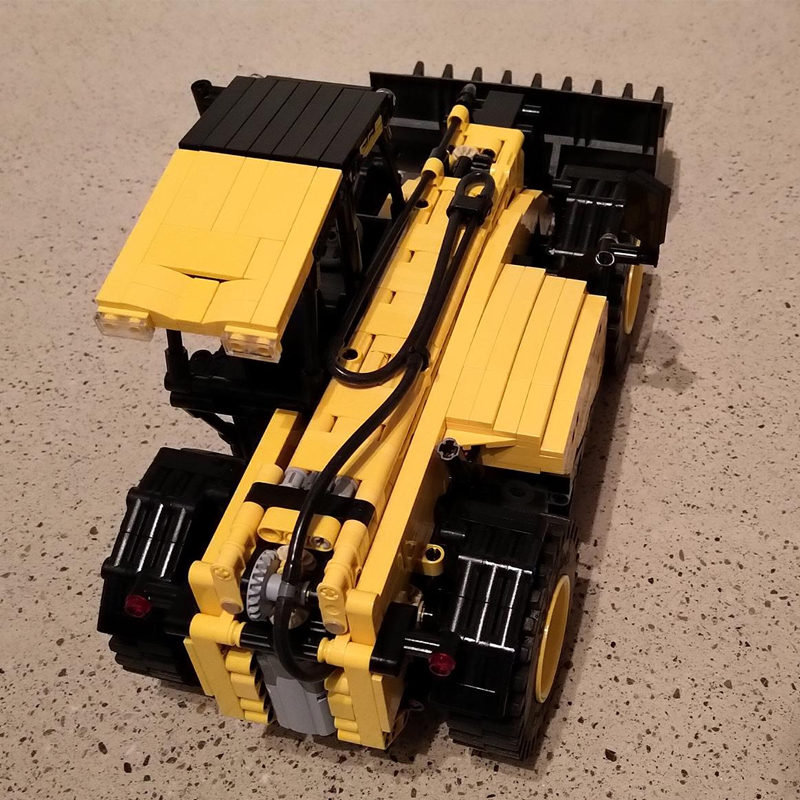 MOC 34753 Telehandler Technic by FT creations MOC FACTORY 5 - LEPIN Germany
