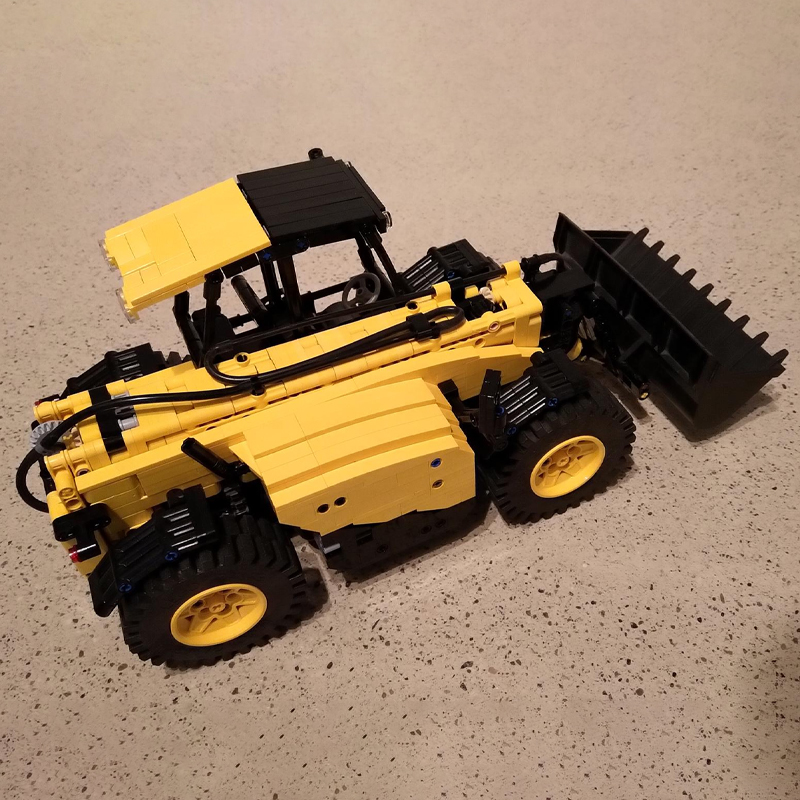 MOC 34753 Telehandler Technic by FT creations MOC FACTORY 6 - LEPIN Germany