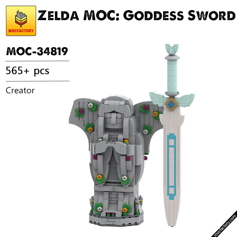 MOC 34819 Zelda MOC Goddess Sword Creator by SkywardBrick MOC FACTORY - LEPIN Germany