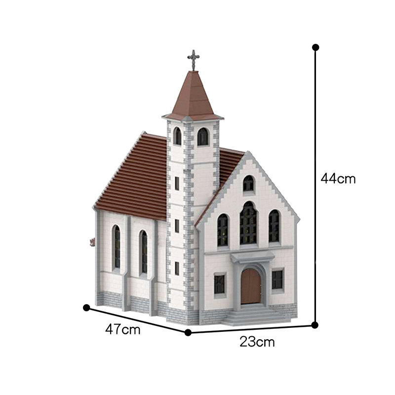 MOC 34956 Church Modular Building by jepaz MOC FACTORY 3 - LEPIN Germany