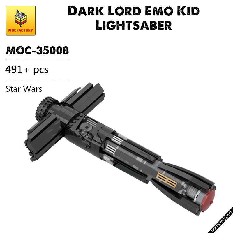MOC 35008 Dark Lord Emo Kid Lightsaber Star Wars by dmarkng MOC FACTORY - LEPIN Germany