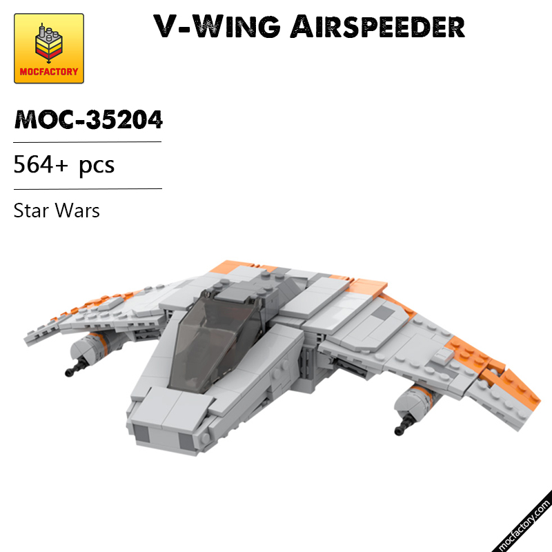 MOC 35204 V Wing Airspeeder Star Wars by LegoJLenny MOC FACTORY - LEPIN Germany