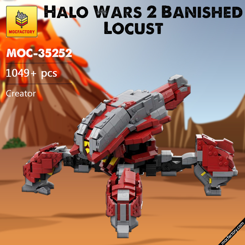 MOC 35252 Halo Wars 2 Banished Locust Creator by WookieeCookies MOC FACTORY - LEPIN Germany