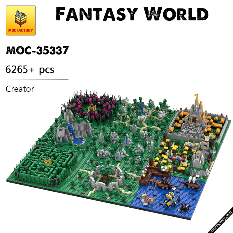 MOC 35337 Fantasy World Build from 9 MOCs Creator by gabizon MOC FACTORY - LEPIN Germany