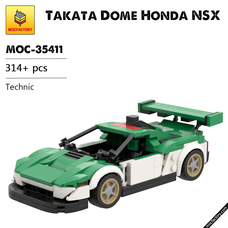 MOC 35411 Takata Dome Honda NSX Technic by legotuner33 MOC FACTORY - LEPIN Germany
