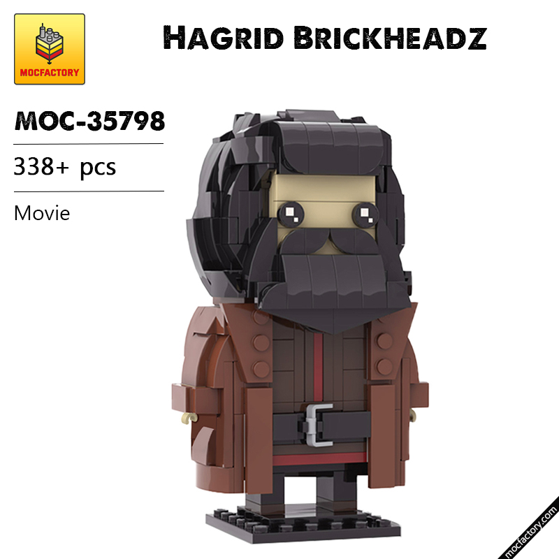 MOC 35798 Hagrid Brickheadz Movie by custominstructions MOC FACTORY - LEPIN Germany