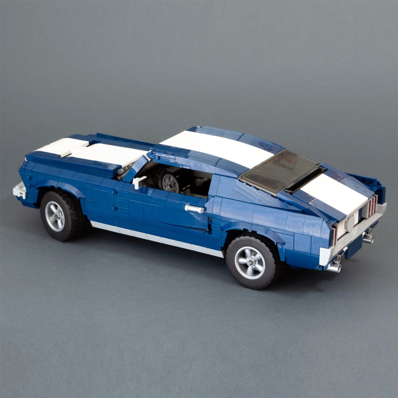 MOC 36174 10265 1967 Ford Mustang GTA Fastback Modification Technic by NikolayFX MOC FACTORY 3 - LEPIN Germany