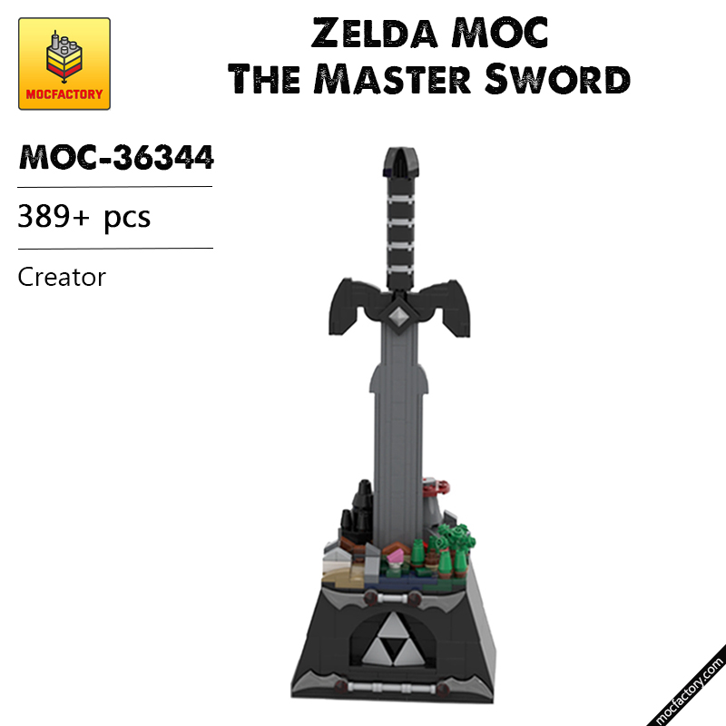MOC 36344 Zelda MOC The Master Sword Creator by SkywardBrick MOC FACTORY - LEPIN Germany
