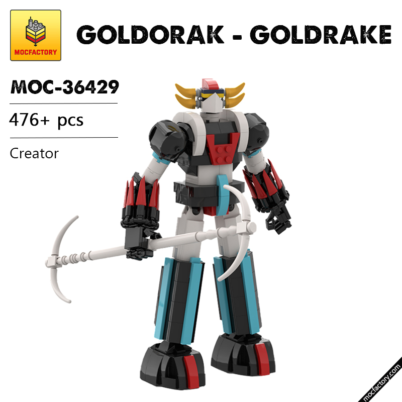 MOC 36429 GOLDORAK GOLDRAKE Creator by FredL45 MOC FACTORY - LEPIN Germany