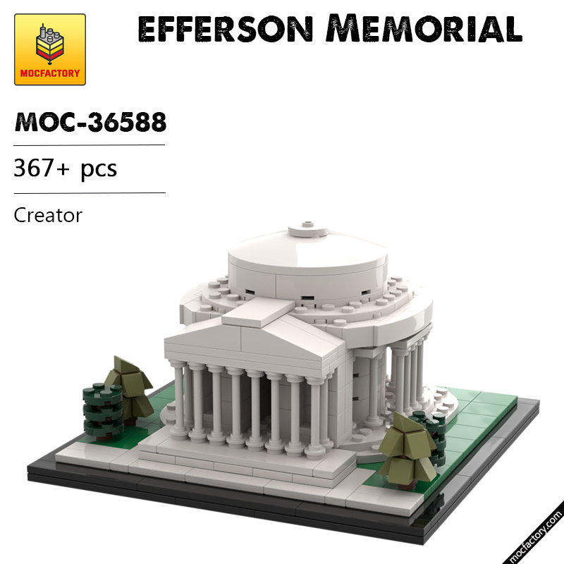 MOC 36588 Jefferson Memorial Creator by klosspalatset MOC FACTORY - LEPIN Germany