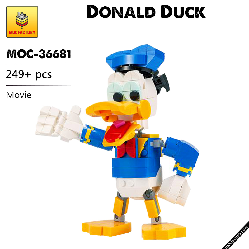 MOC 36681 Donald Duck Movie by buildbetterbricks MOC FACTORY - LEPIN Germany
