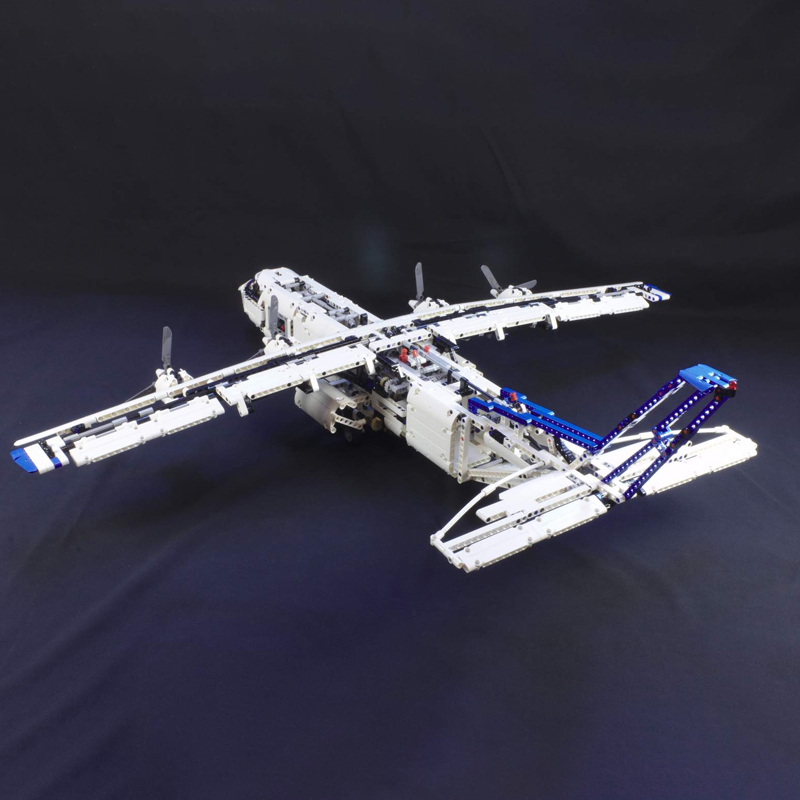 MOC 36862 Cargo plane with 4 engines Technic by zz0025 MOC FACTORY 3 - LEPIN Germany