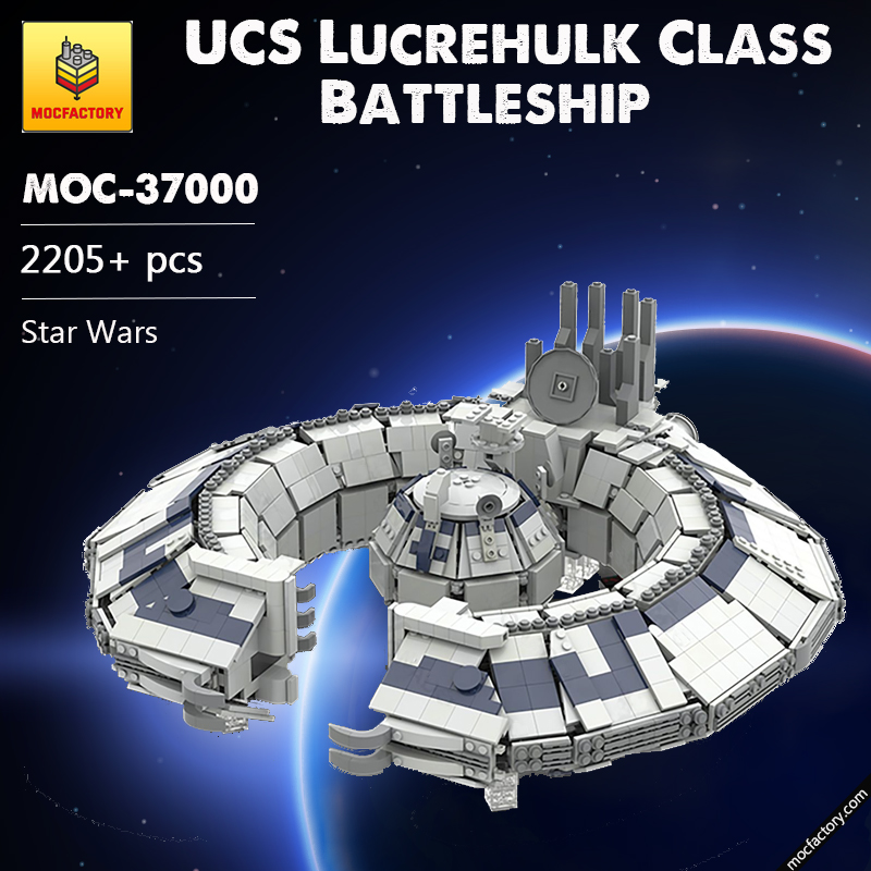 MOC 37000 UCS Lucrehulk Class Battleship Star Wars by @Bas Solo Bricks1988 MOC FACTORY - LEPIN Germany