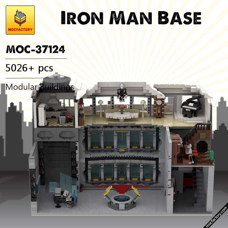 MOC 37124 Iron Man Base with 5026 pieces 1 - LEPIN Germany