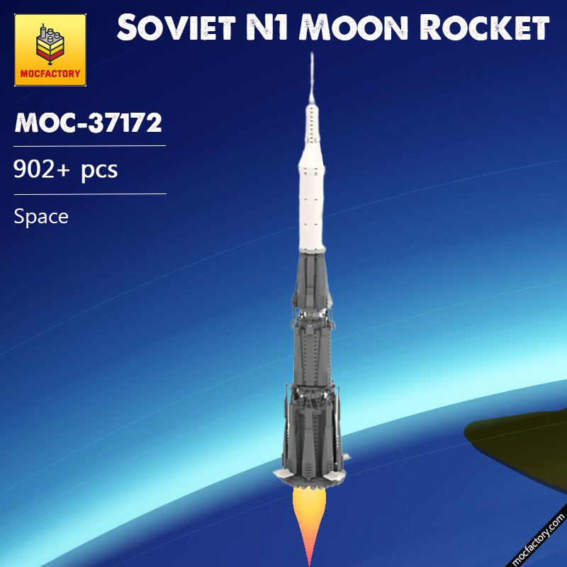MOC 37172 Soviet N1 Moon Rocket Space by Spangle MOC FACTORY - LEPIN Germany