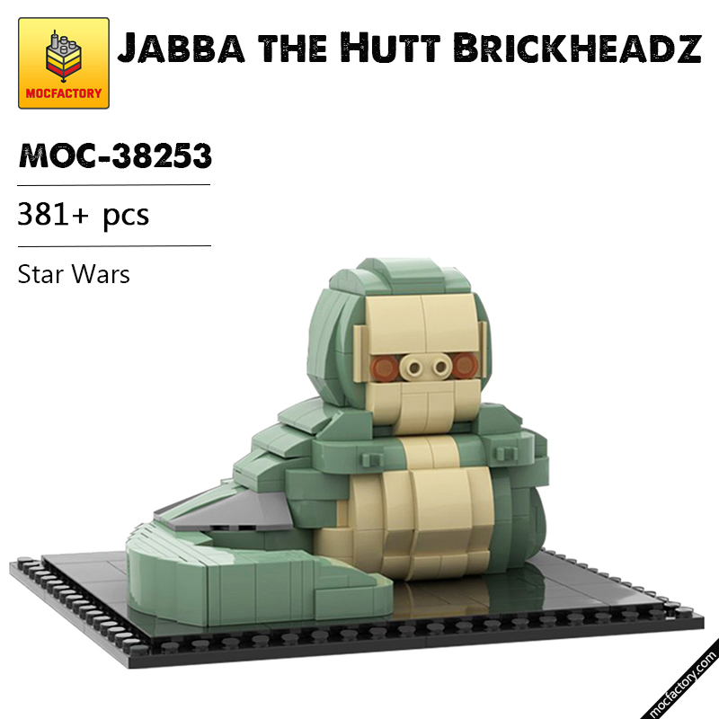 MOC 38253 Jabba the Hutt Brickheadz Star Wars by custominstructions MOC FACTORY - LEPIN Germany