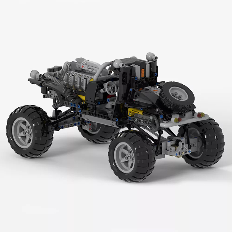 MOC 38641 Mad Max Fury Road sort of looking Vehicle Movie by Joebot360 MOC FACTORY 3 - LEPIN Germany
