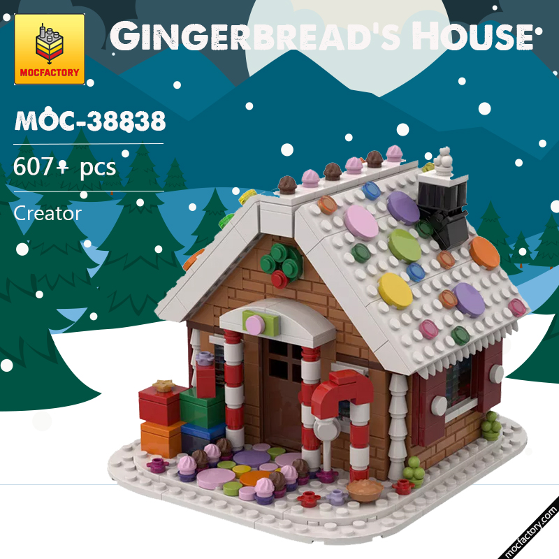 MOC 38838 Gingerbreads House Christmas Series by FabrizioP MOC FACTORY 2 - LEPIN Germany