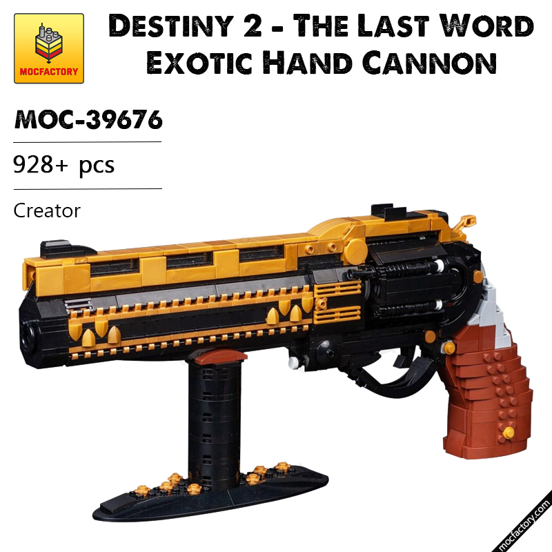 MOC 39676 Destiny 2 The Last Word Exotic Hand Cannon Creator by NickBrick MOC FACTORY - LEPIN Germany