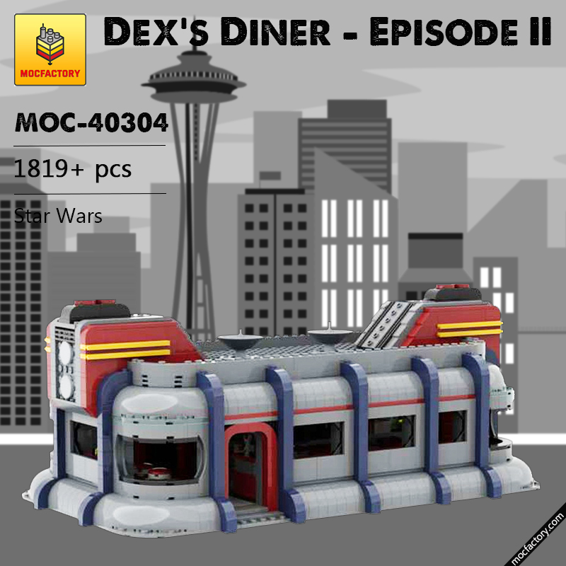 MOC 40304 Dexs Diner Episode II Star Wars by 6211 MOC FACTORY - LEPIN Germany