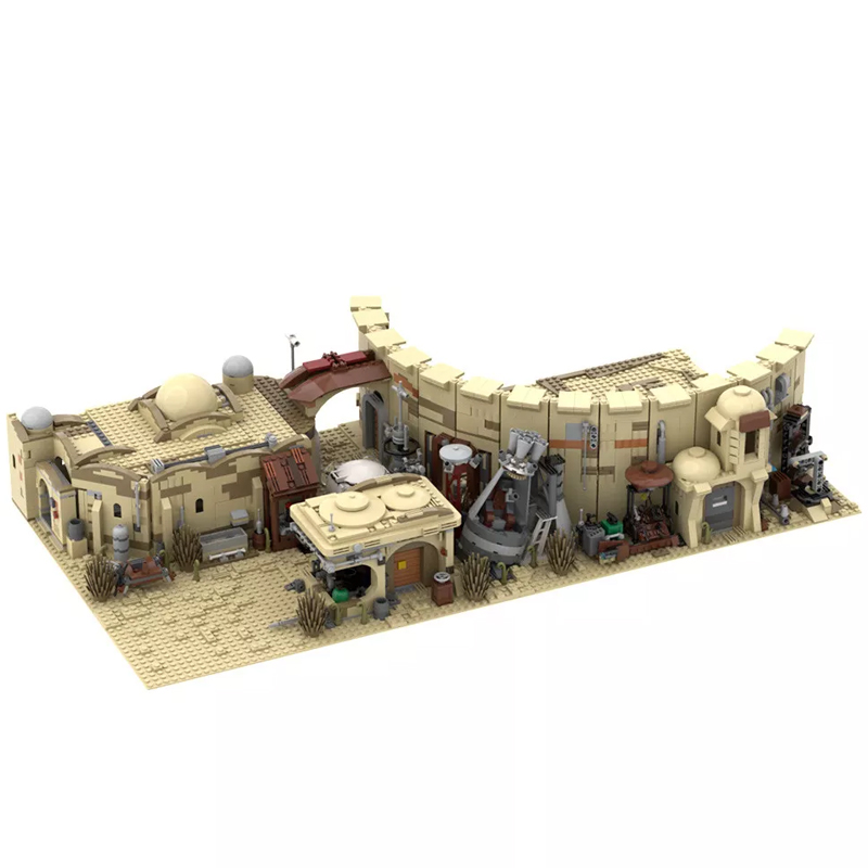 MOC 41406 Mos Eisley Spaceport from A New Hope 1977 Star Wars by ZeRadman MOC FACTORY 2 - LEPIN Germany