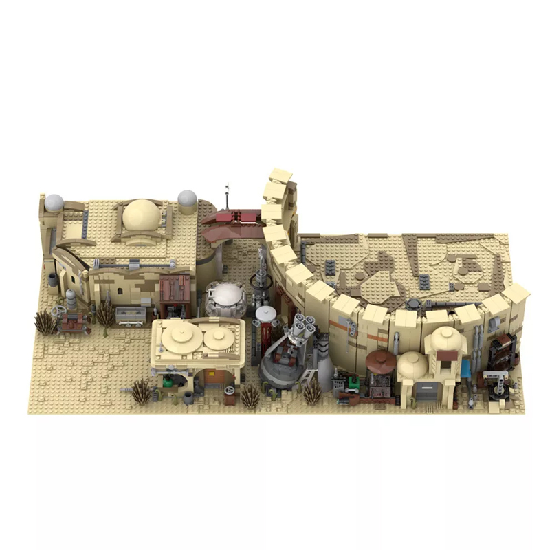 MOC 41406 Mos Eisley Spaceport from A New Hope 1977 Star Wars by ZeRadman MOC FACTORY 4 - LEPIN Germany