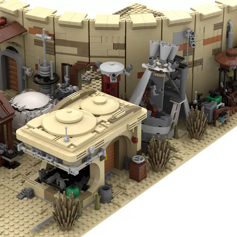 MOC 41406 Mos Eisley Spaceport from A New Hope 1977 Star Wars by ZeRadman MOC FACTORY 6 - LEPIN Germany