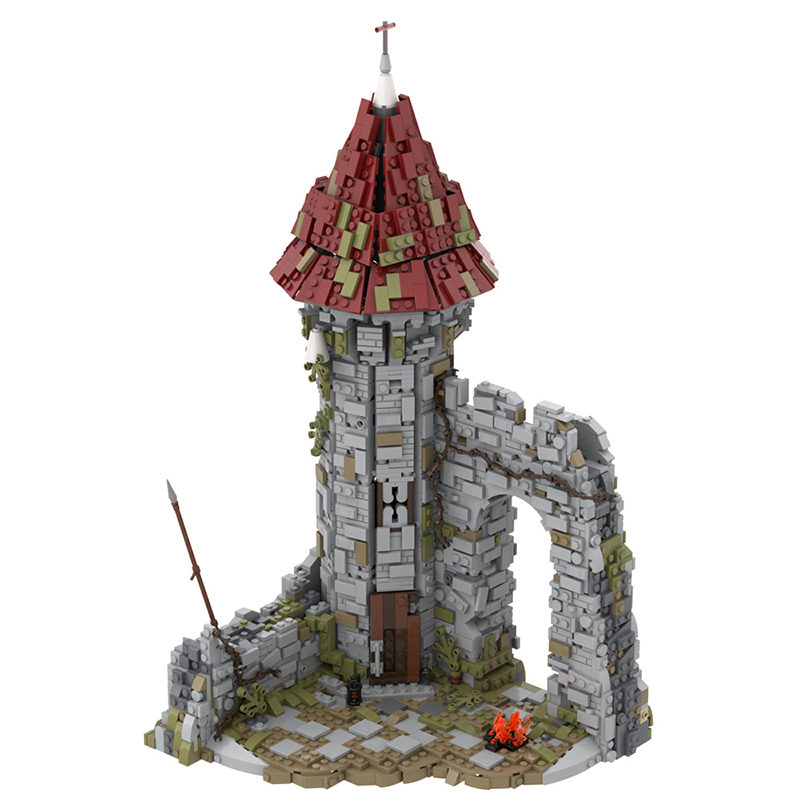 MOC 42261 Castle for the game Dark Souls Modular Building by povladimir MOC FACTORY 2 - LEPIN Germany