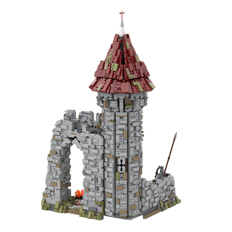 MOC 42261 Castle for the game Dark Souls Modular Building by povladimir MOC FACTORY 3 - LEPIN Germany