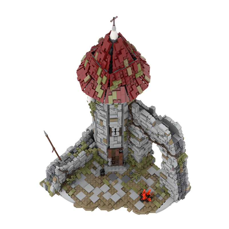 MOC 42261 Castle for the game Dark Souls Modular Building by povladimir MOC FACTORY 5 - LEPIN Germany