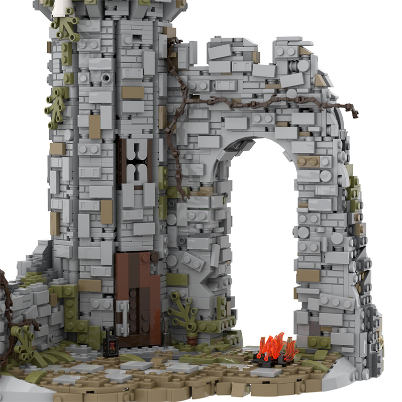 MOC 42261 Castle for the game Dark Souls Modular Building by povladimir MOC FACTORY 6 - LEPIN Germany