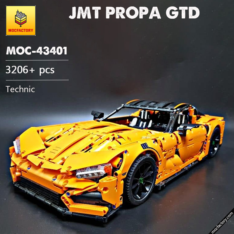 MOC 43401 JMT PROPA GTD Technic by JMT Teen Lego Creater MOC FACTORY - LEPIN Germany