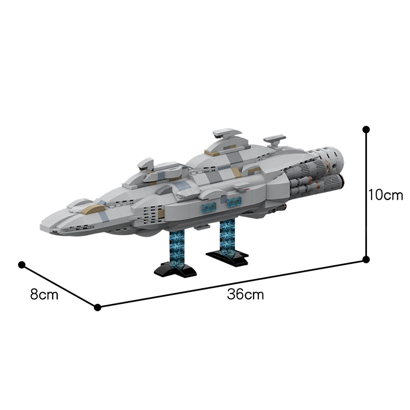 MOC 44432 Mon Calamari MC80 Home One type Star Cruiser Star Wars by Red5 Leader MOC FACTORY 5 - LEPIN Germany