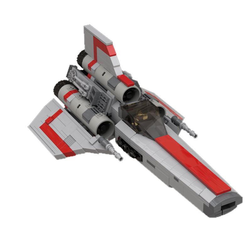 MOC 45867 Colonial Viper MK1 Version 20 Gray Space by apenello MOC FACTORY 3 - LEPIN Germany