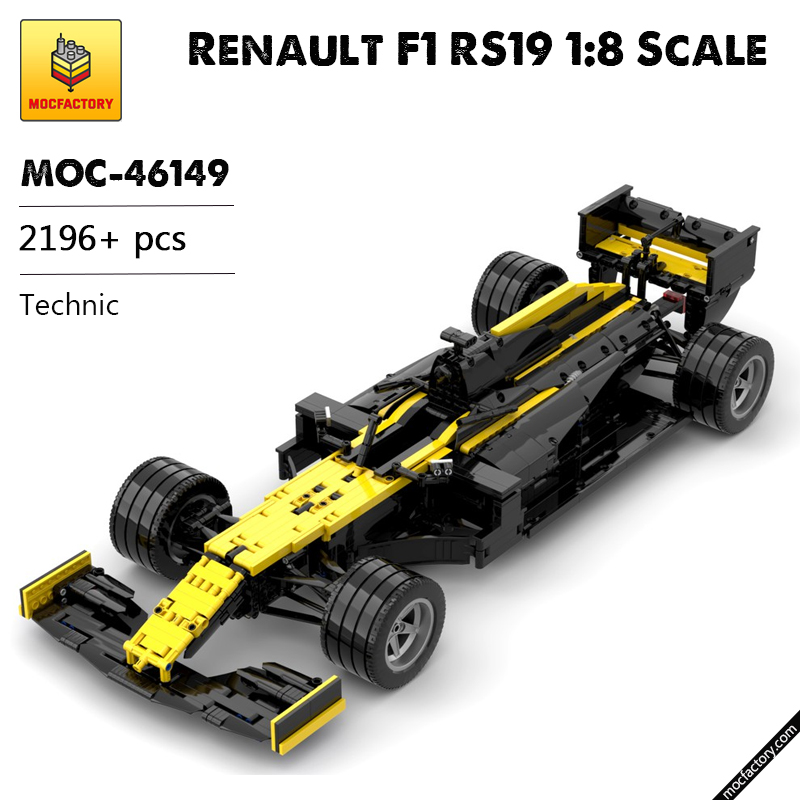 MOC 46149 Renault F1 RS19 18 Scale Technic by Lukas2020 MOC FACTORY - LEPIN Germany