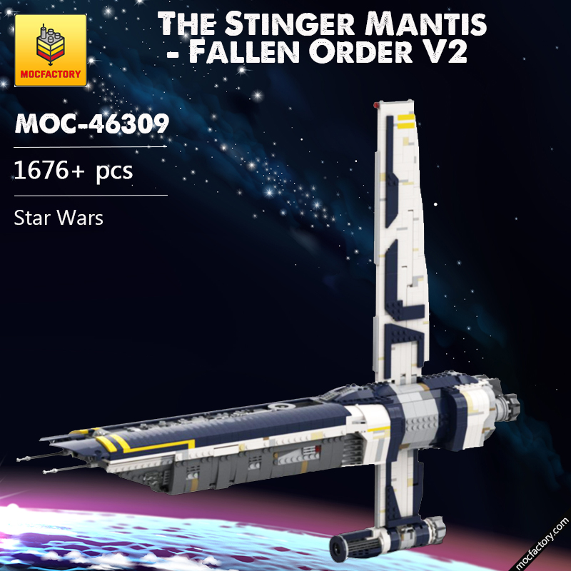 MOC 46309 The Stinger Mantis Fallen Order V2 Star Wars by Bruxxy MOC FACTORY - LEPIN Germany