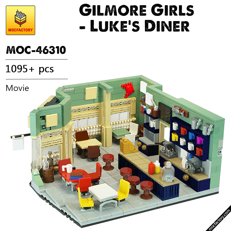 MOC 46310 Gilmore Girls Lukes Diner Movie by Versteinert MOC FACTORY - LEPIN Germany