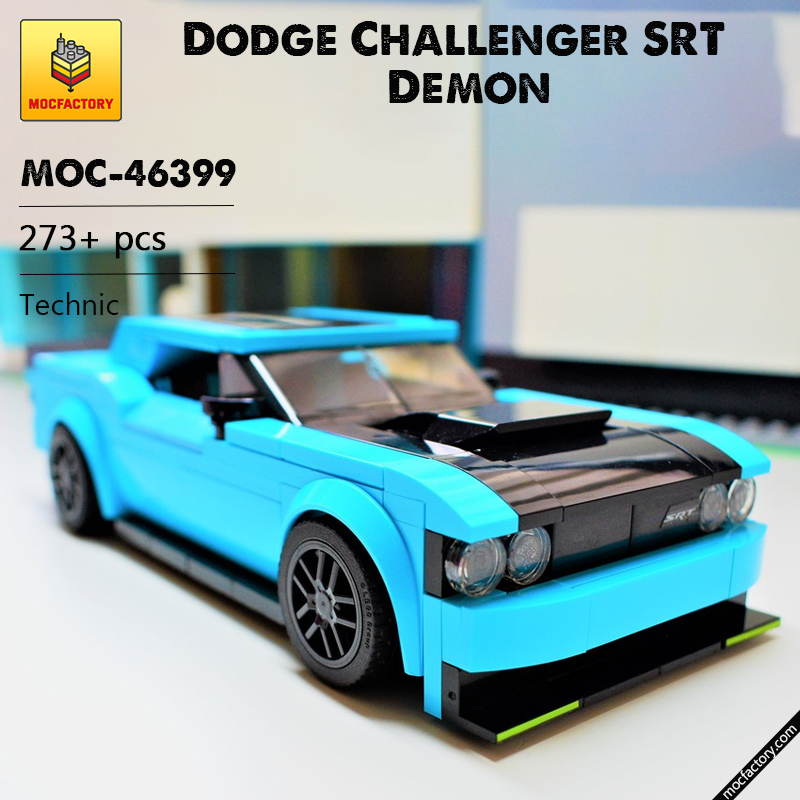 MOC 46399 Dodge Challenger SRT Demon Technic by brickengineeringdude MOC FACTORY - LEPIN Germany