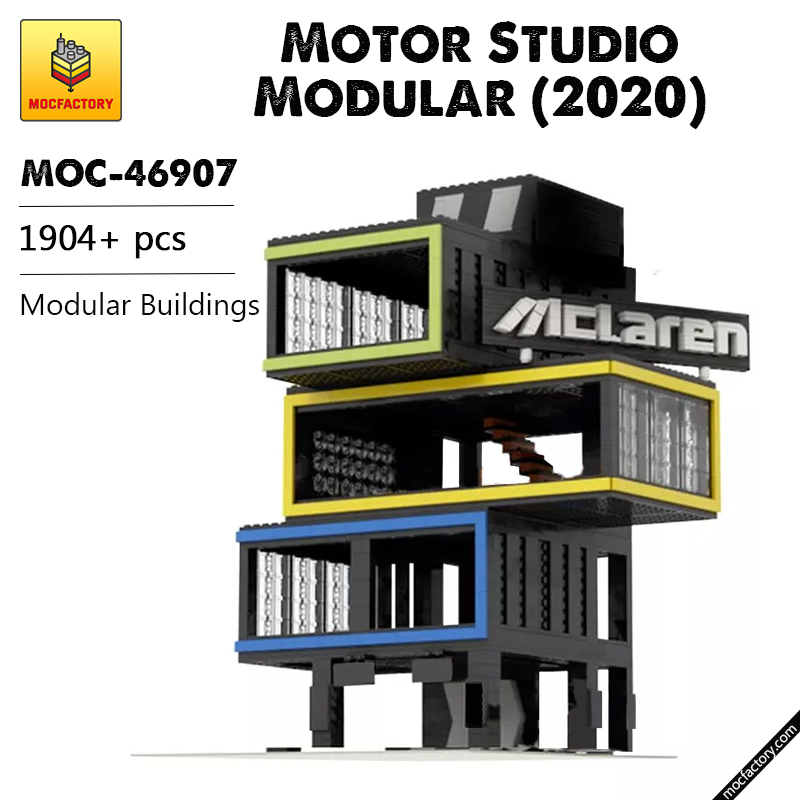 MOC 46907 Motor Studio Modular 2020 Modular Buildings by ohsojang MOCFACTORY - LEPIN Germany