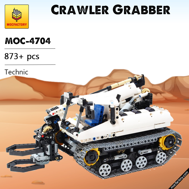 MOC 4704 Crawler Grabber Technic by Nico71 MOC FACTORY - LEPIN Germany