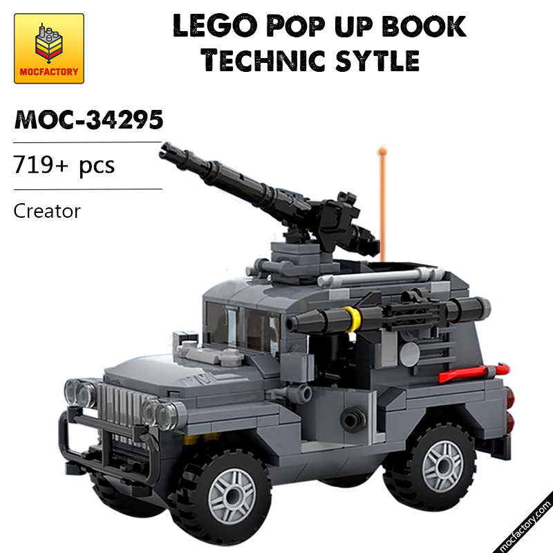 MOC 47231 Combat Jeep SWAT Team Military by MadMocs MOC FACTORY - LEPIN Germany
