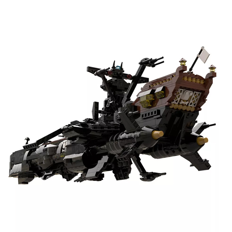 MOC 48193 Space Pirate Ship Arcadia Captain Harlock Albator Space by apenello MOC FACTORY 4 - LEPIN Germany
