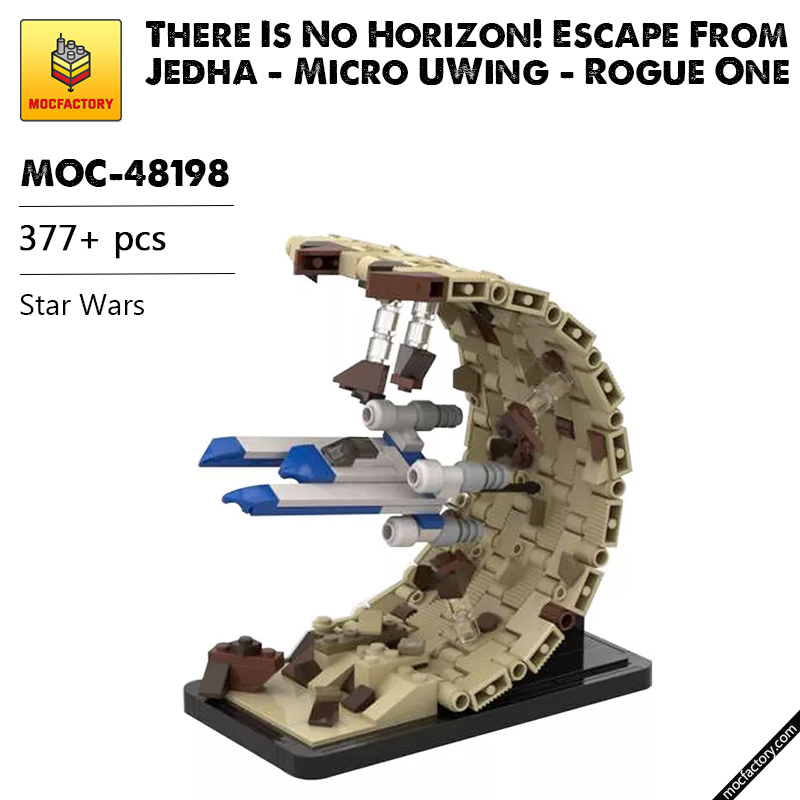 MOC 48198 There Is No Horizon Escape From Jedha Micro UWing Rogue One Star Wars by 6211 MOC FACTORY - LEPIN Germany