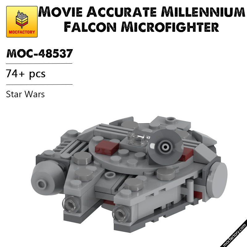 MOC 48537 Movie Accurate Millennium Falcon Microfighter Star Wars by UnlocktheBrick MOC FACTORY - LEPIN Germany