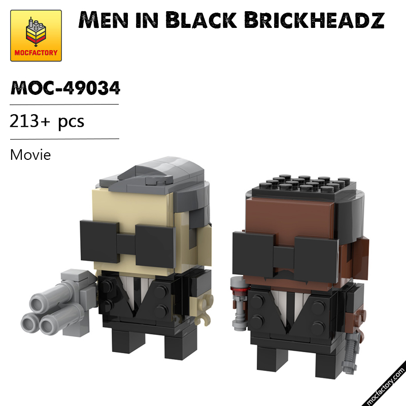 MOC 49034 Men in Black Brickheadz Movie by FMbricks MOC FACTORY - LEPIN Germany